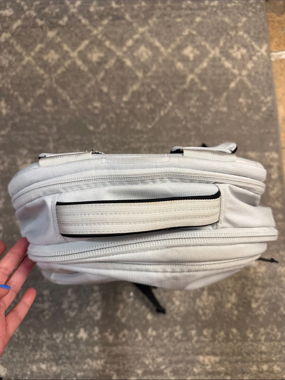 The North Face White and Black Borealis Daypack